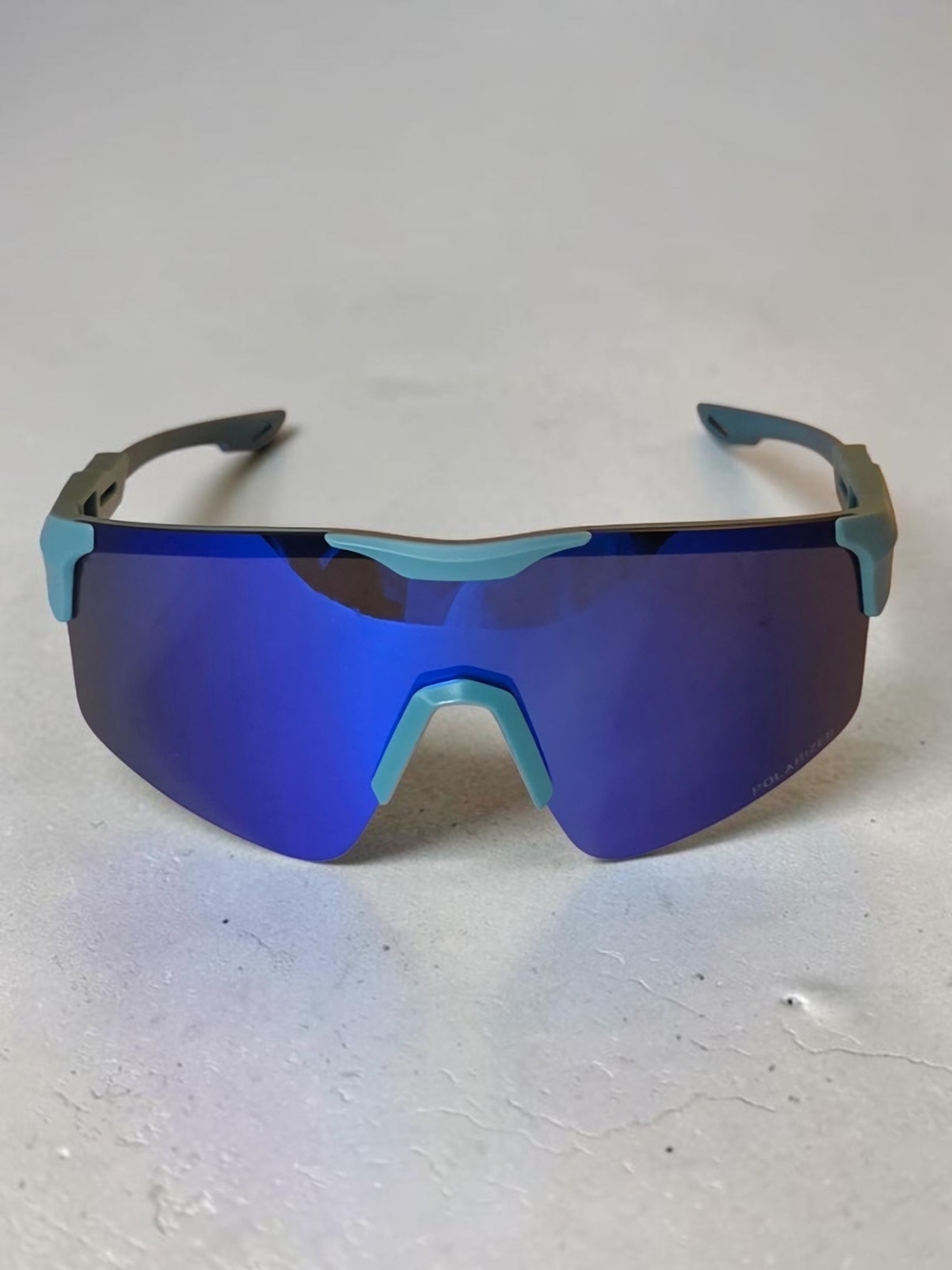 Outdoor Master Polarized Sports Sunglasses | Blue Mirror Lens with Hard Case